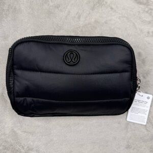 NWT Lululemon Wunder Puff Black Everywhere Belt Bag